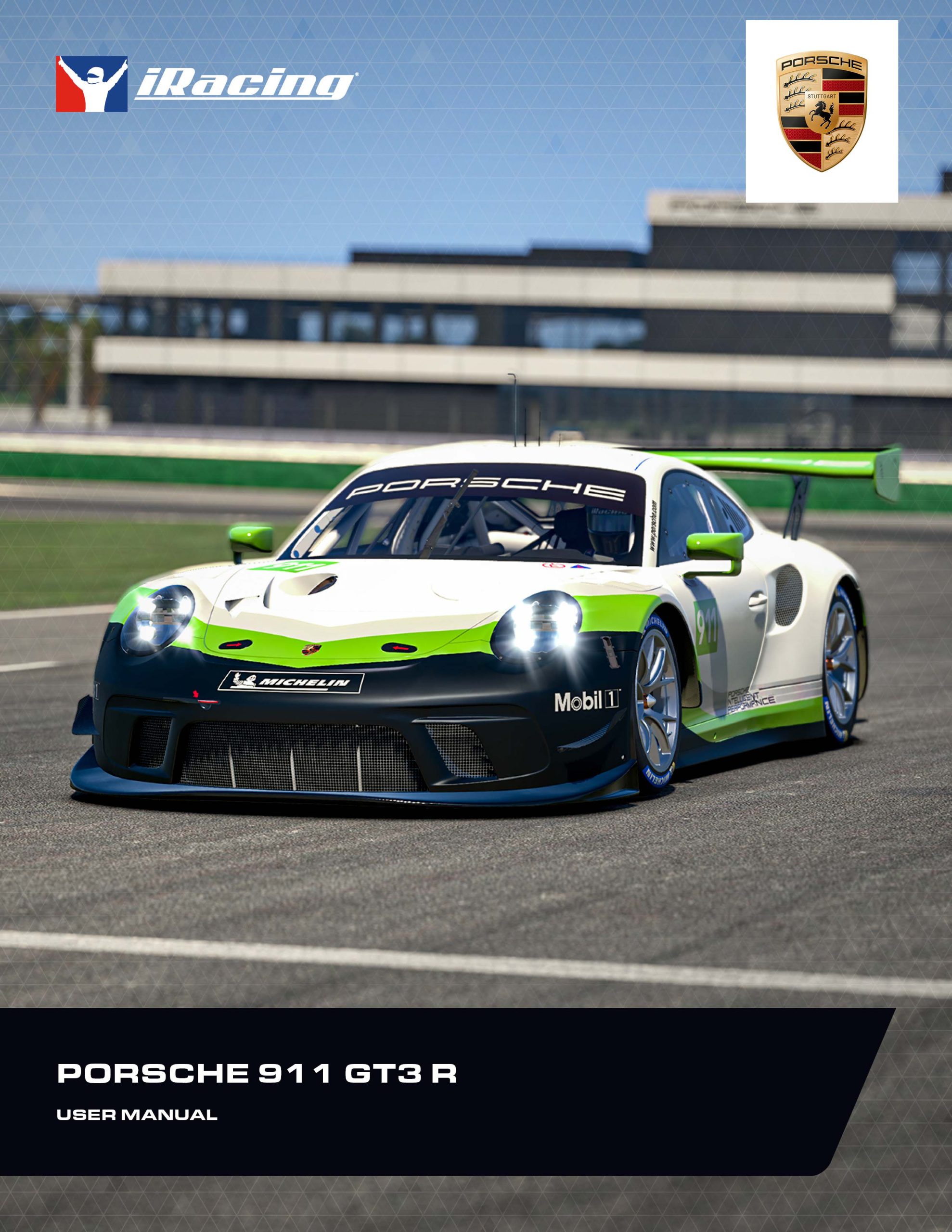 Porsche 911 GT3 R User Manual